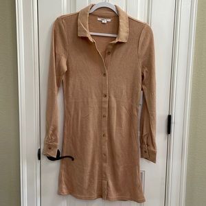 O'Neill Tan Ribbed Cardigan Sweater